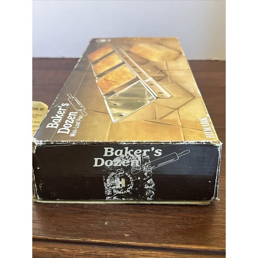 Himark Bakeware Mini-Loaf Pan Item No 15-4657 Vintage 1985‎ Tinned Steel